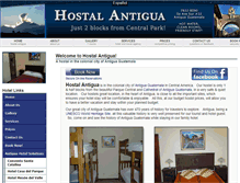 Tablet Screenshot of hostalantigua.com